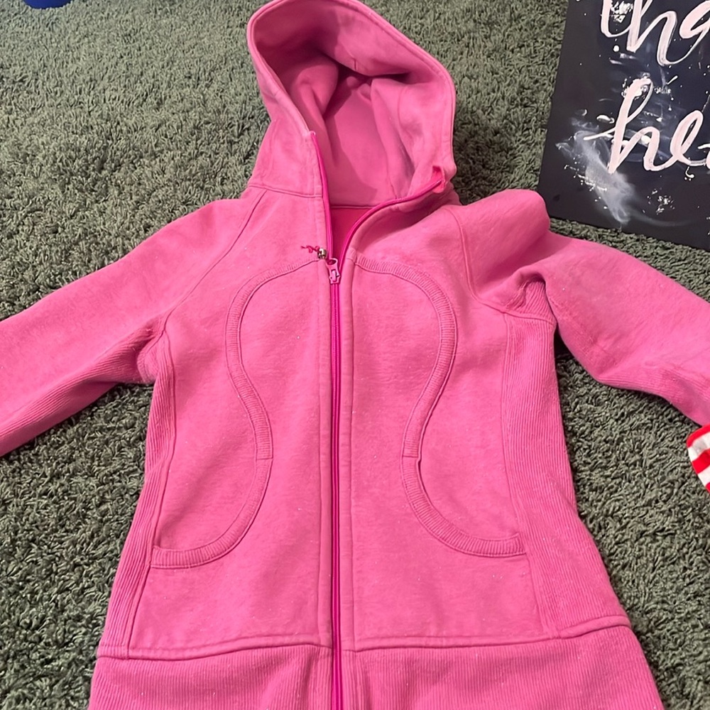 pink lululemon jacket size 4